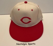 Vintage CINCINNATI REDS NEW ERA PRO MODEL HAT Cap NEW Old Stock FIT Size 7-1/8