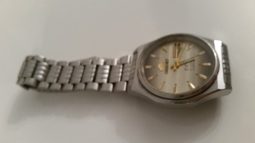 VINTAGE ANNI '70 QUADRANTE ORIENTALE UOMO CRISTALLO 21 GIOIELLO DATA - Foto 5 di 8