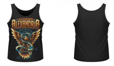 ASKING ALEXANDRIA T-Shirt Freedom Weste OFFIZIELLE WARE