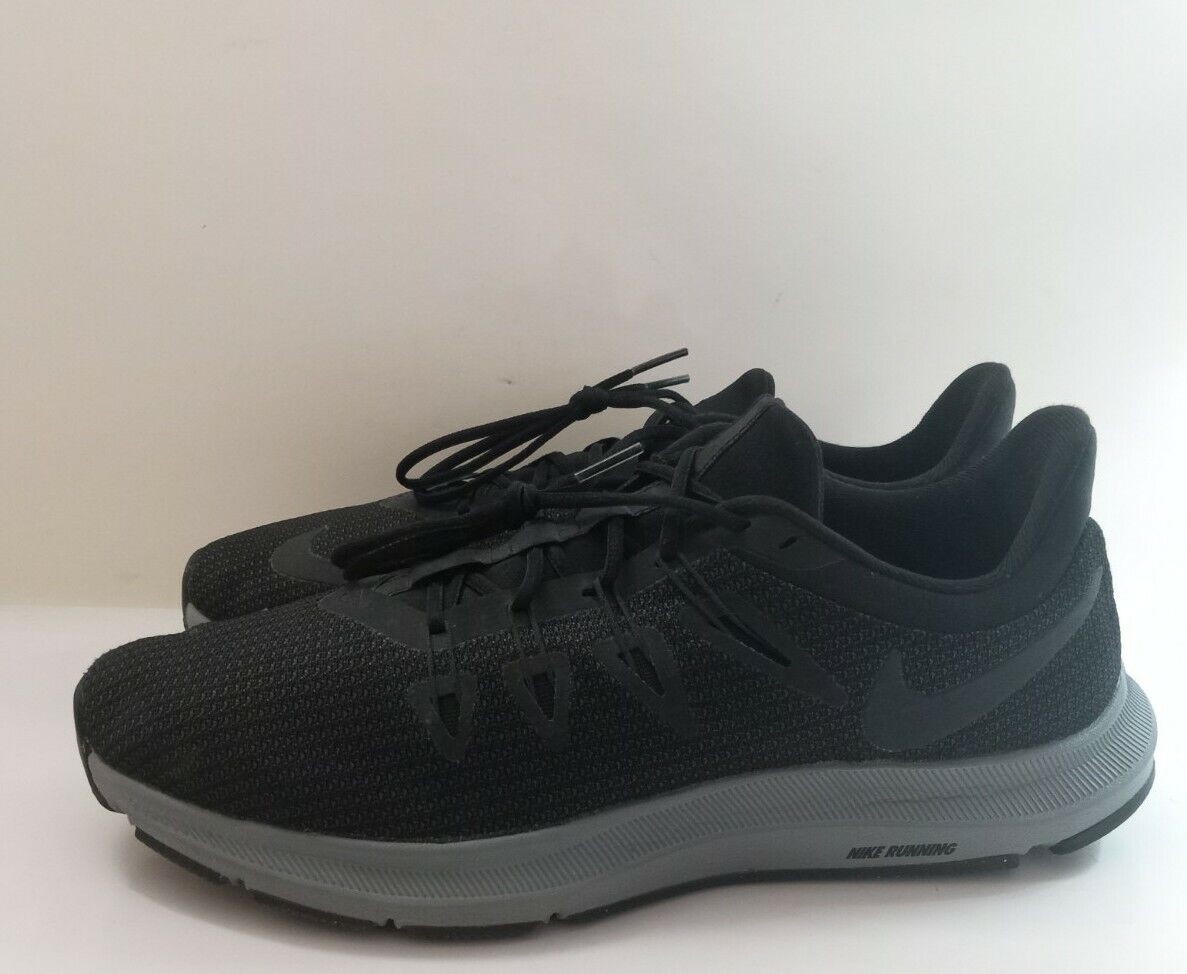Nike Men's Quest Running Shoes Black Grey Sneakers AA7403 Nike Men's Quest Running Shoes Black Grey Sneakers AA7403