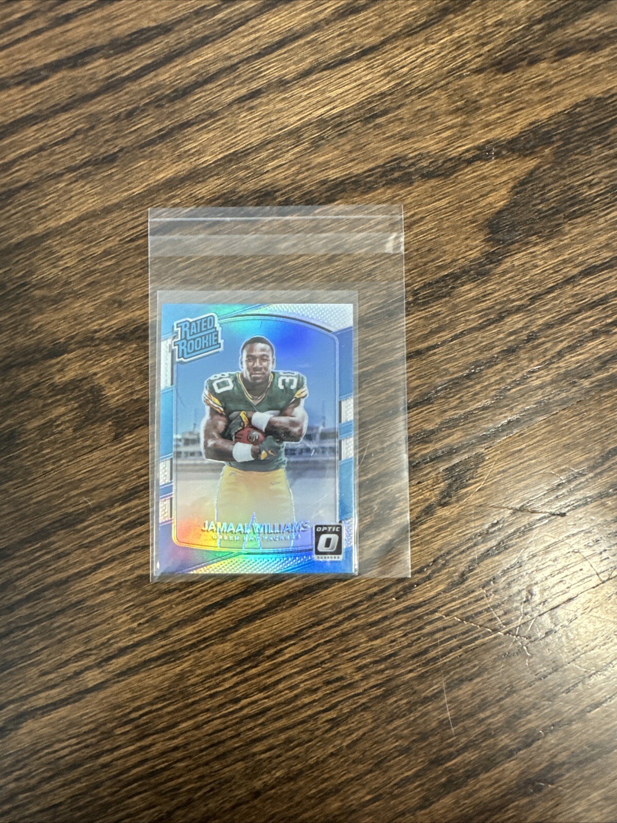 Jamaal Williams 2017 Donruss Optic Rated Rookie Silver Prizm #167 Packers