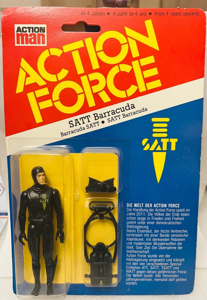 Hasbro GI Joe Action Force Palitoy SATT Barracuda Scuba SAS rare