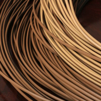 Strisce per tessitura canna rattan plastica 10 m rotonde 3 mm riparazione mobili cesto tessitura
