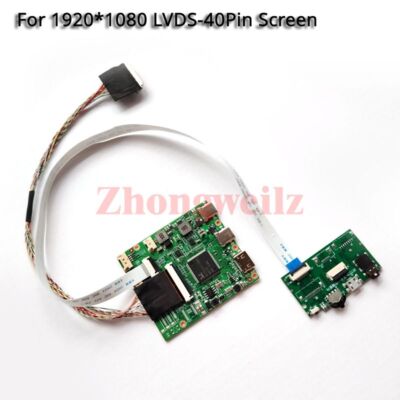 For LP173WF1-TLB3/TLC1 40Pin LVDS 1920x1080 USB-C Mini HDMI Controller Board Kit