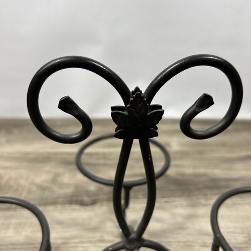 Longaberger Wrought Iron Dessert Condiment Caddy For Ceramic Dessert Bowls - Picture 3 of 5