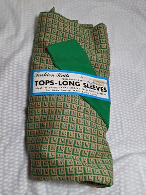 Vintage BOHO  WestPoint Pepperell FABRIC Fashion Knit Sewing Top T Shirt 