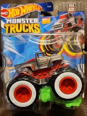 ミニカー Hotwheels MONSTER TRUCKS Hot Wheels Monster Trucks 1956 HI-Tail Hauler NEW for 2024