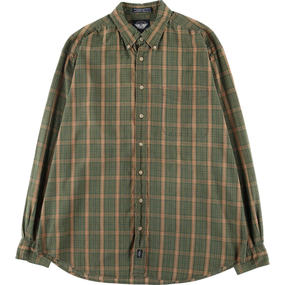 90'S Dockers Vintage Long Sleeve Button Down Check Shirt