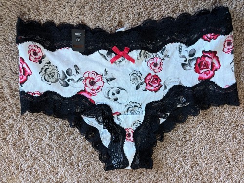 Torrid Panty Lot Cheeky Lace Skull Plus Size 00 NEW - Picture 3 of 4