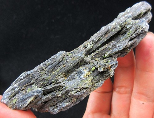 10.3cm 113g Stibnite&Valentinite&native Sulfur crystal mineral specimen,China! - Picture 9 of 10