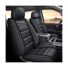 Seat Covers Fit for Silverado: 2019-2024 Chevy Chevrolet Silverado GMC Sierra...