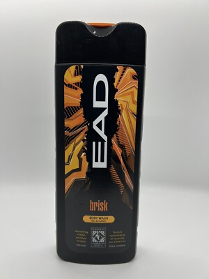 3 x EAD BRISK Body Wash GEL DE BANO 12 Oz