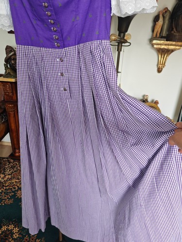 Damen Dirndl 40 Sportalm 3 Tlg.Baumwolle Seide - Bild 13 von 21