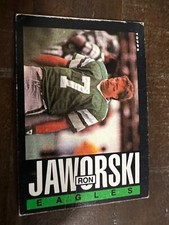 1985 Topps Football Card #132 Ron Jaworski (H9)