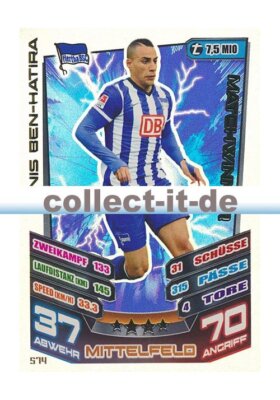 Match Attax Extra 13/14 - 574 - ÄNIS BEN-HATIRA - Hertha BSC - Matchwinner