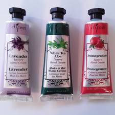 Difeel Luxury Hand Cream Set of 3, 1.4 oz ea, Lavender, White Tea, Pomegranate