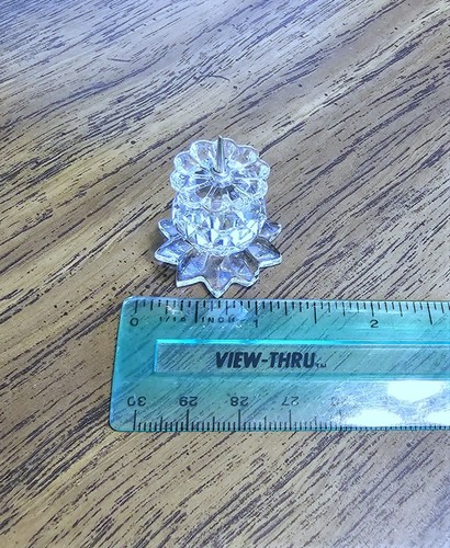🕯️ Swarovski Crystal 1978 Mini (1) Single, Pineapple Pin Candleholder Figurine - Picture 13 of 14