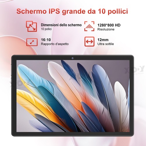 XGody FHD Tab 70 WiFi Tablet PC 8GB+64GB 10.1" Android 14 Tablets 6000mAh New - Picture 3 of 11