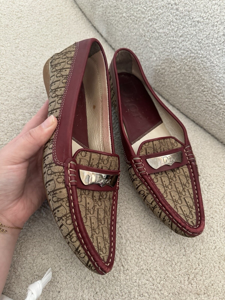Dior Monogram Loafers Size