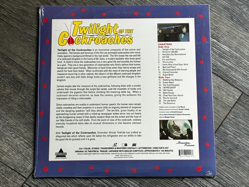 TWILIGHT OF THE COCKROACHES Laserdisc Anime Movie Hiroaki Yoshida SEALED Japan - Picture 2 of 4