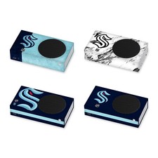 OFFICIAL NHL SEATTLE KRAKEN VINYL STICKER SKIN DECAL FOR XBOX SERIES S CONSOLE