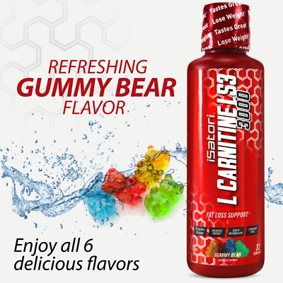 l carnitine 3000 gummy bear L-CARNITINE LS3 3000 Fat Loss - Metabolism Activator - Gummy Bear (32  Servings)