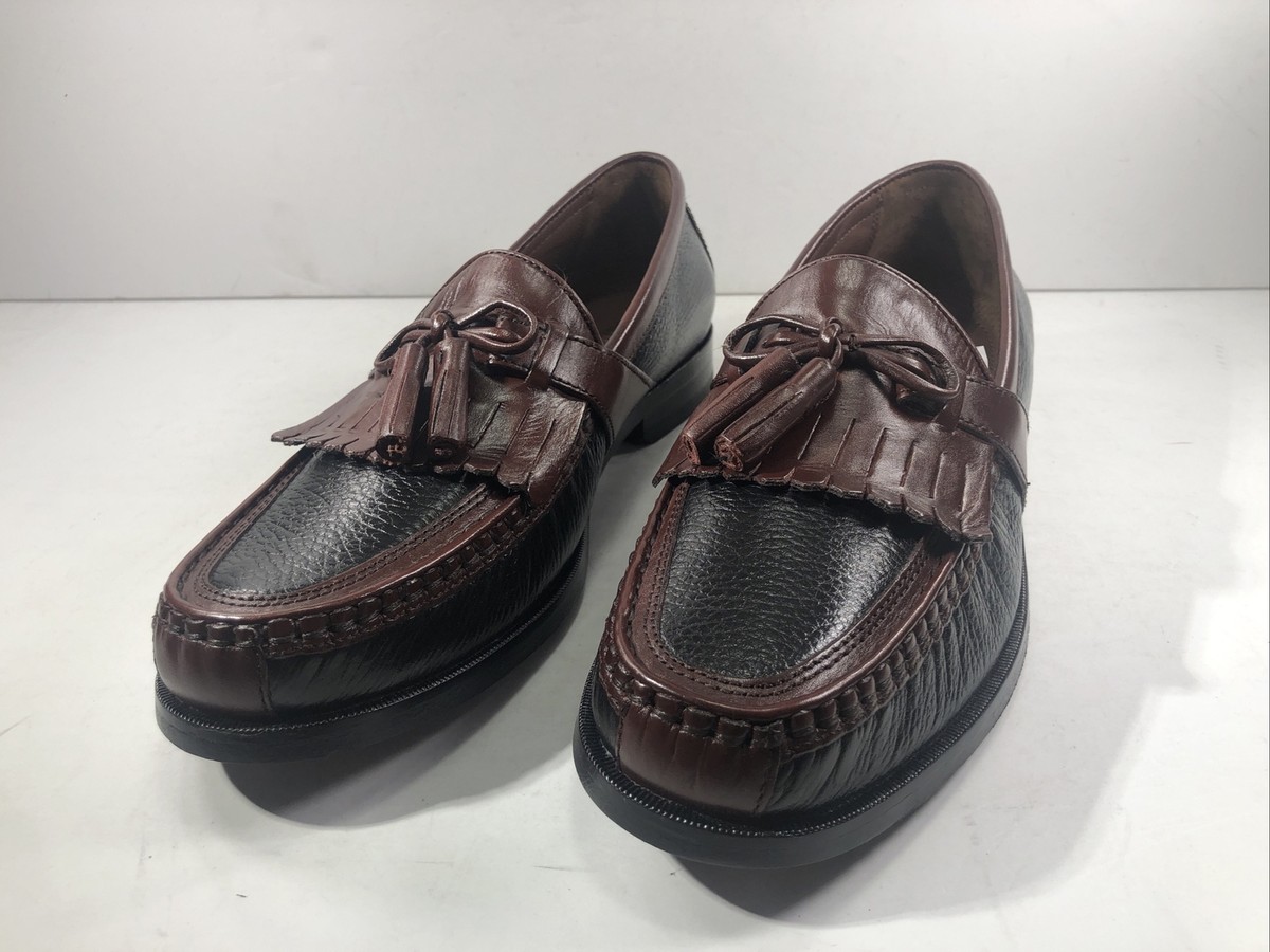 Johnston & Murphy Mens Black Aragon Moccasins Size 9 Men main image 3