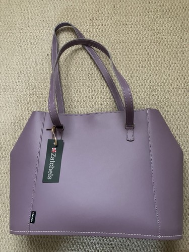 BNWT Zatchels Handmade Lilac Handbag including certificate of authenticity
