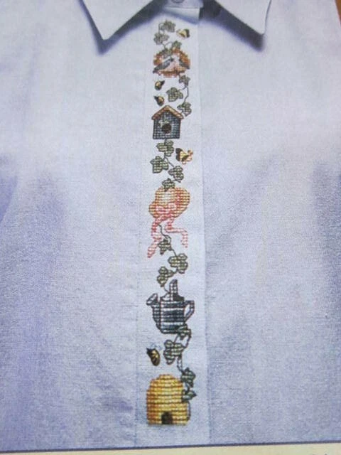 Cross Stitch Pattern Donna Vermillion Giampa Bear Bird Birdhouse Bunny Bees MORE - Image 3 of 4