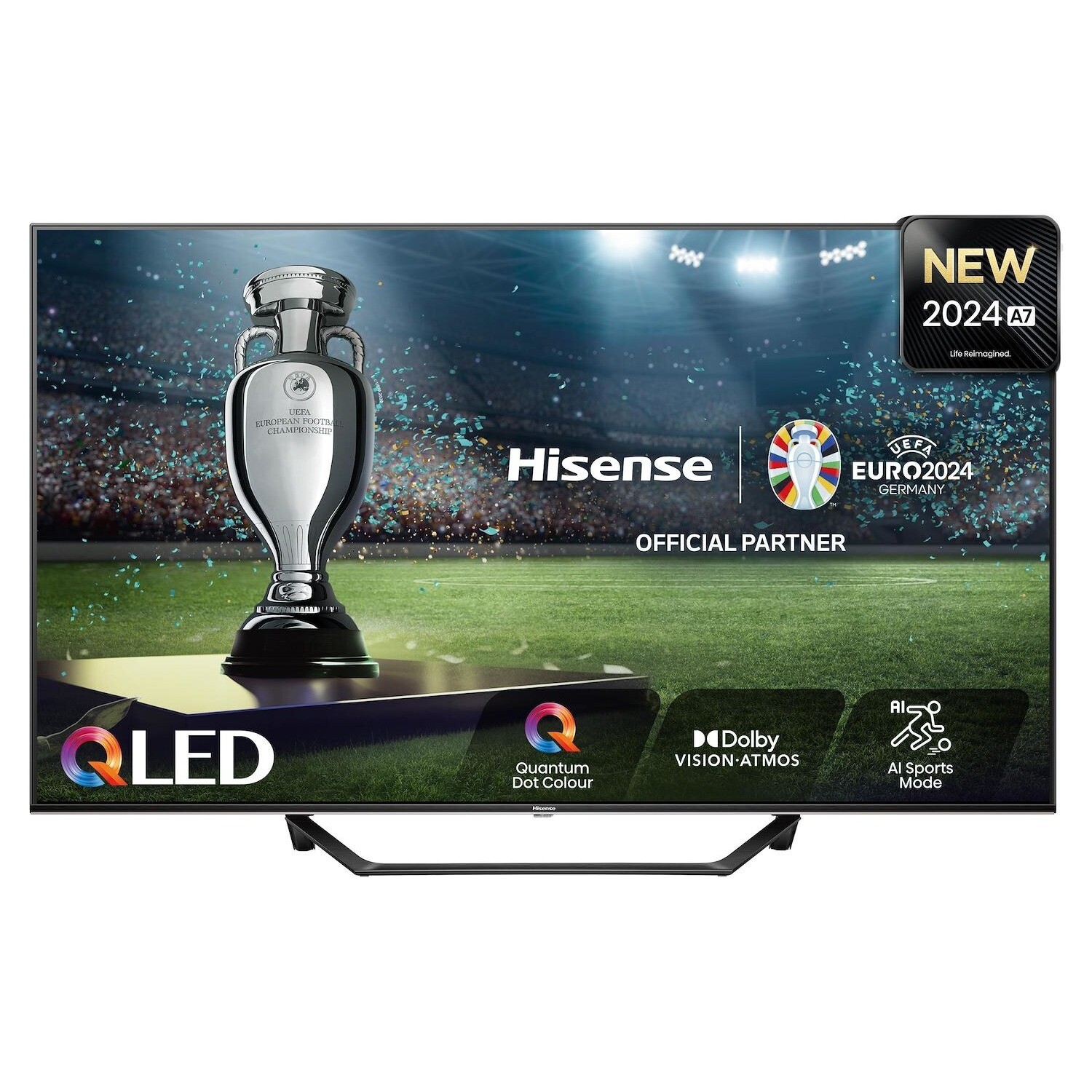 Smart TV 65" 4K Ultra HD QLED Vidaa Classe E Wi-Fi Nero 65A79NQ Hisense