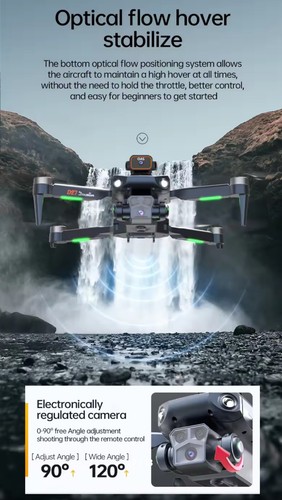 DWI D27 Drone 8K 5G GPS Professionale HD Fotografia Aerea Doppia Fotocamera - Foto 13 di 19
