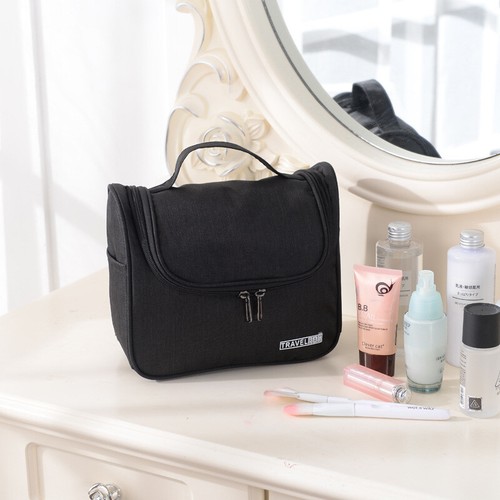 Womens Portable Toiletry Cosmetic Travel Bag Hanging Makeup Organizer Pouch Case - Picture 9 of 18