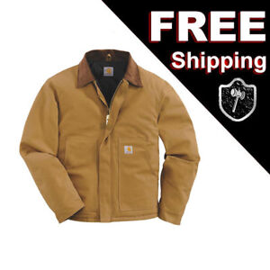 Carhartt-J002-Traditional-Arctic-Duck-Quilt-Lined-Jacket-Carhartt-Brown-XL-REG