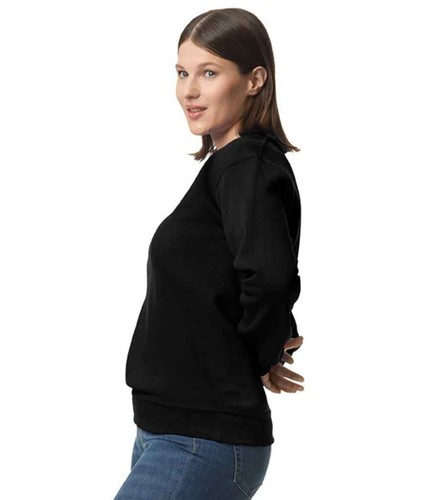 Gildan DryBlend Long Sleeve Sweatshirt Crew Neck Polycotton Pullover Jumper - Picture 6 of 13