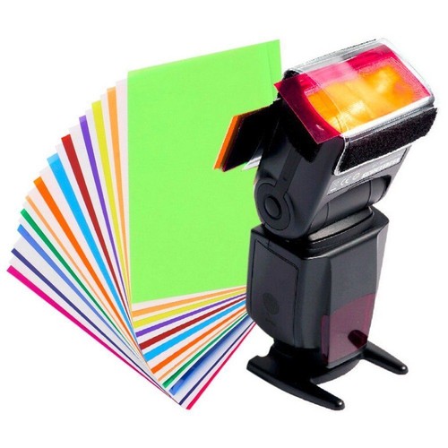 12 Stck. Blitz Farbkarte Diffusor Beleuchtung Gel Pop Up Filter für Kamera Speedlite - Bild 4 von 9