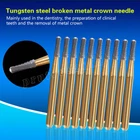 Dental Tungsten Steel Carbide Crown Metal Cutting Burs For High Speed FG-1957