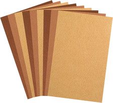 9pc Brown Felt Sheets 8"x12" Assorted Earth Tones Craft Fabric Sewing DIY 9