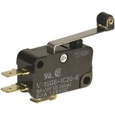 1 Pc Omron Electronics Inc-Emc Div V-15G6-1C26-K Switch Snap Action Spdt 15