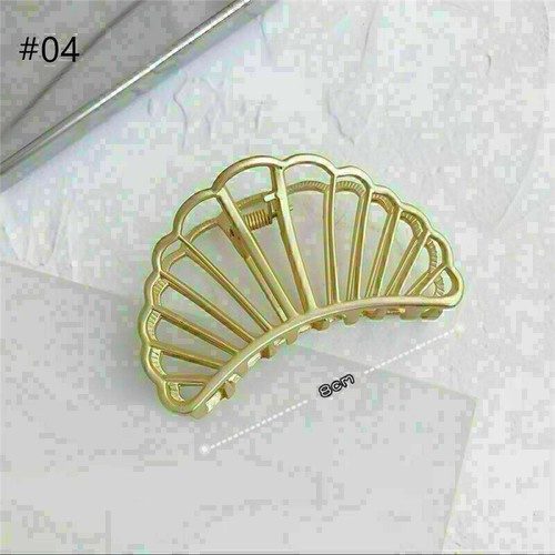 Women's Metal Hair Claw Clips Accessories Retro Hollow Hairpins Barrette Clamps - Picture 15 of 19