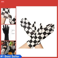 Unisex Spandex Gloves 9 Inch Wrist Length One Size Fits Most Costume Party