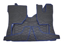 PRESTIGE LINE FLOOR MAT FOR VOLVO FH4 FH5 AERO + DOOR CARDS HONEYCOMB STITCH 