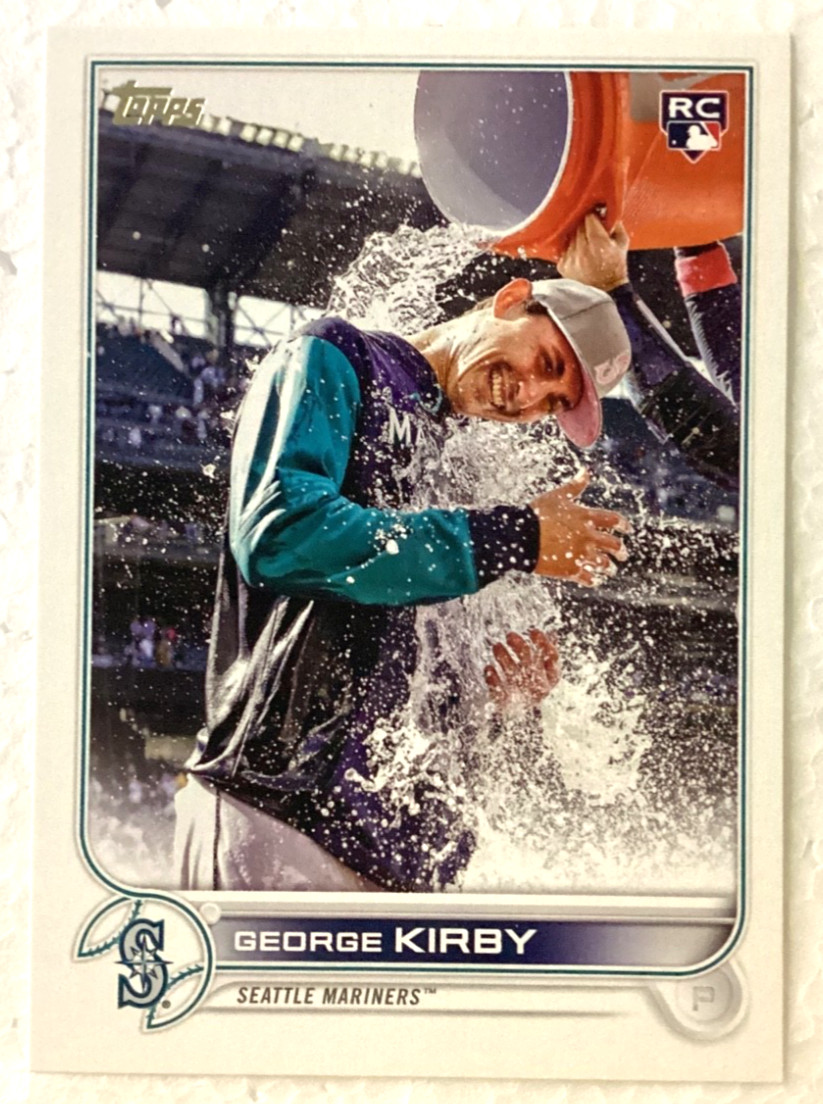 2022 Topps Update George Kirby RC Image Variation SP Mariners US207