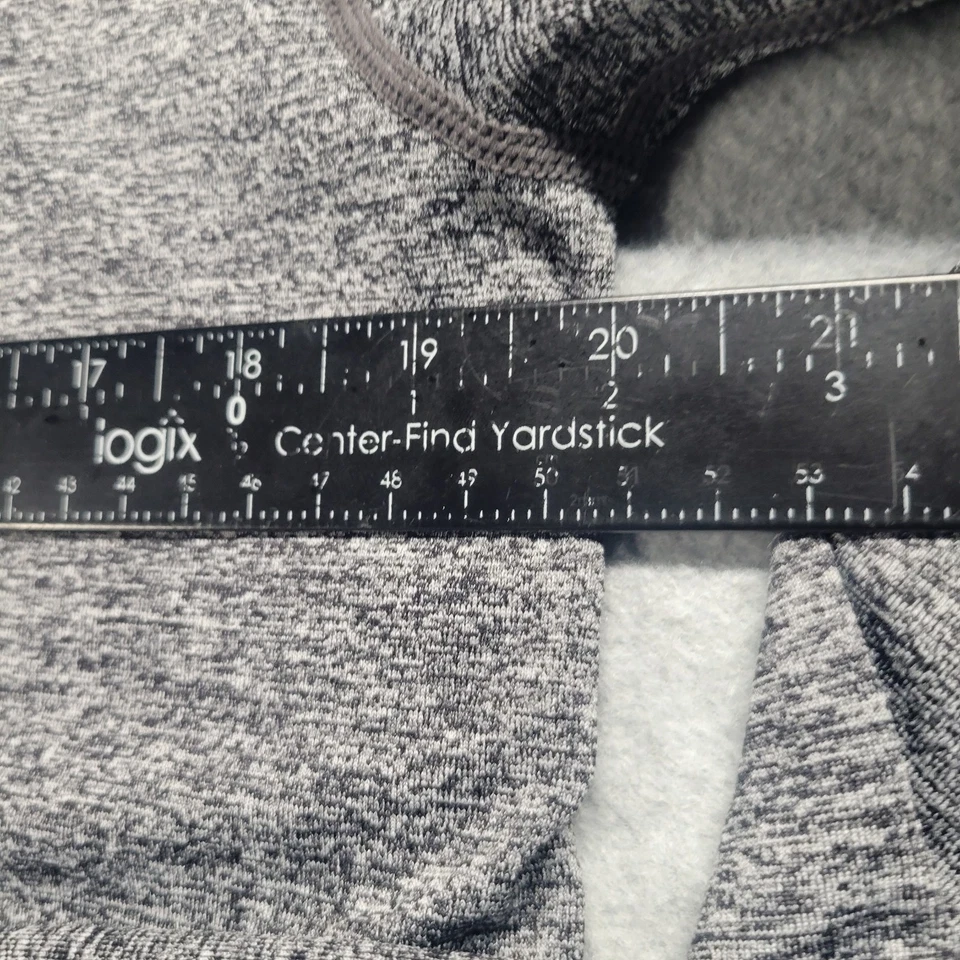 Camiseta de manga larga para hombre Fabletics The Training Day talla grande gris jaspeado gimnasio Foto 3 de 4