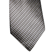 NWT IKE BEHAR New York Mens Gray Geometric Ne...