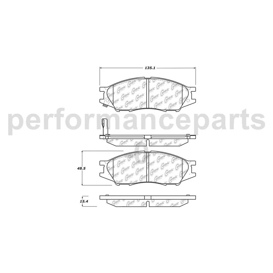 Juego de pastillas de freno de disco delanteras rotor de freno de disco para Renault Scala 2011-2013 Foto 2 de 4