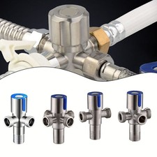 Valvola Triangolare Acciaio Inox 304 Flusso Acqua Affidabile per Lavatrice