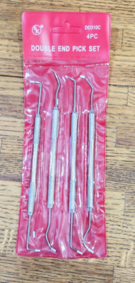 SE Sona Enterprises Double Ended Pick Set (4 PC.) - DD310C in Original Package