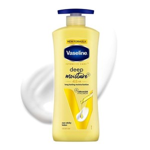 Image of Vaseline Deep Moisture Body Lotion For Dry Skin Cushion Soft Skin 400ml