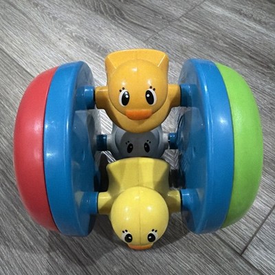 Vintage 2006 Playskool Busy Basics Chase  n Crawl Duckies Rolling Baby Toy