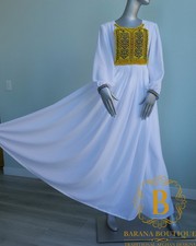 Afghan clothes white afghan dress